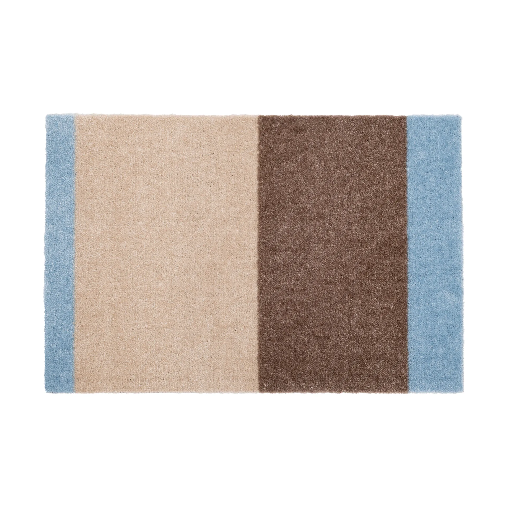 Wycieraczka Stripes pasy poziome, Ivory-sand-blue, 40x60 cm tica copenhagen