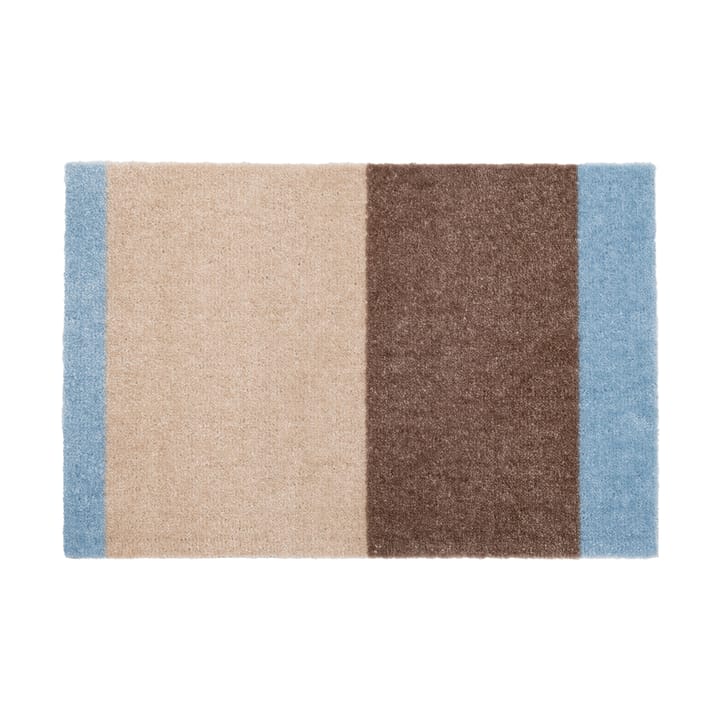 Wycieraczka Stripes pasy poziome - Ivory-sand-blue, 40x60 cm - Tica copenhagen