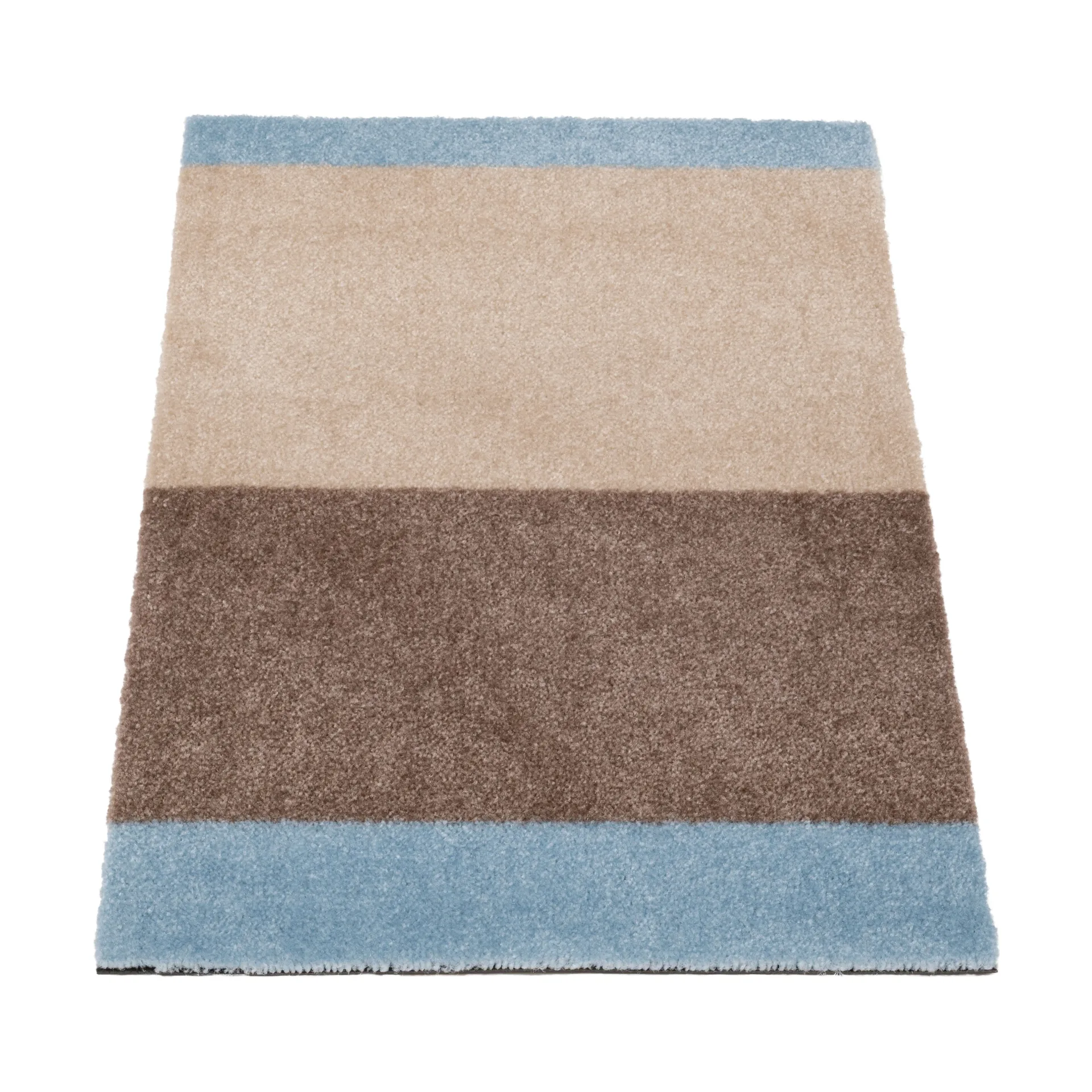 Wycieraczka Stripes pasy poziome, Ivory-sand-blue, 40x60 cm tica copenhagen