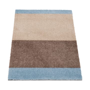 Wycieraczka Stripes pasy poziome - Ivory-sand-blue, 40x60 cm - tica copenhagen
