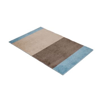 Wycieraczka Stripes pasy poziome - Ivory-sand-blue, 60x90 cm - tica copenhagen