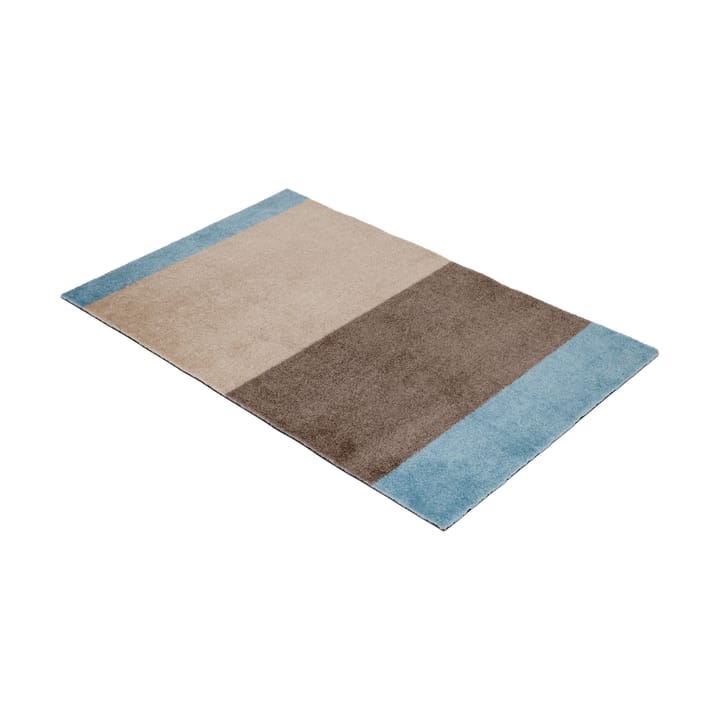 Wycieraczka Stripes pasy poziome, Ivory-sand-blue, 60x90 cm tica copenhagen