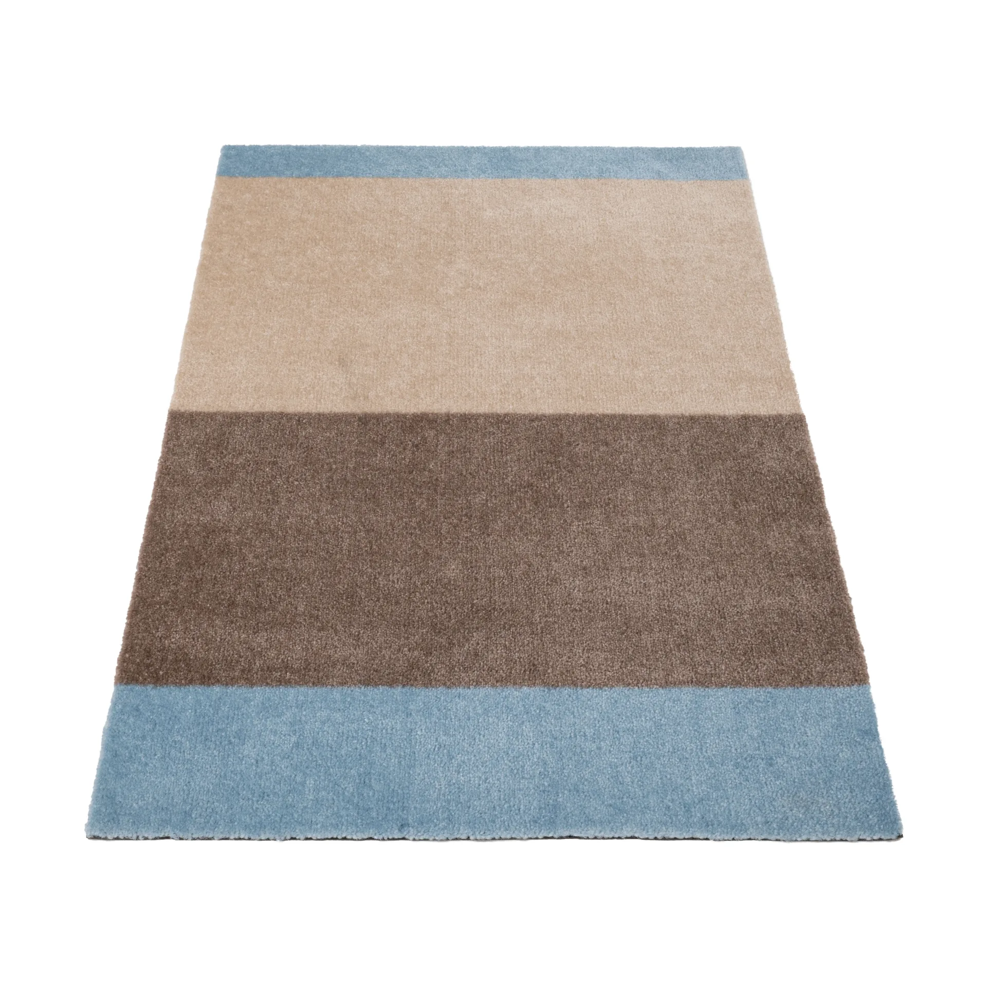 Wycieraczka Stripes pasy poziome, Ivory-sand-blue, 60x90 cm tica copenhagen