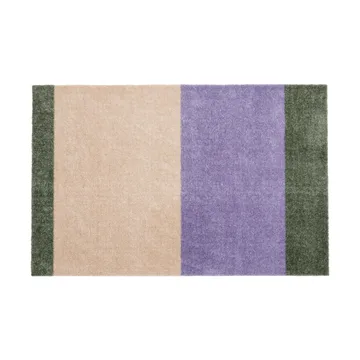 Wycieraczka Stripes pasy poziome - Lilac-ivory-green, 60x90 cm - tica copenhagen