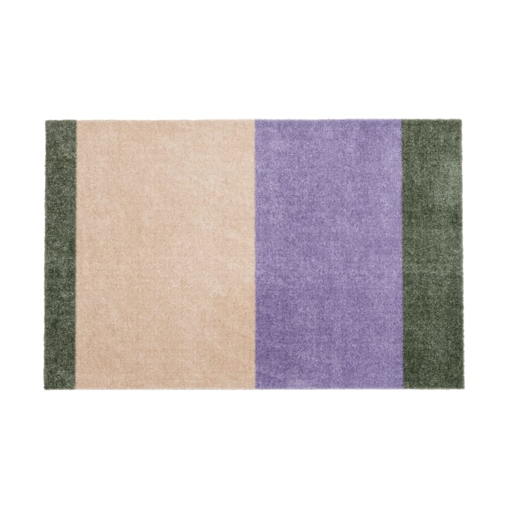 Wycieraczka Stripes pasy poziome - Lilac-ivory-green, 60x90 cm - Tica copenhagen