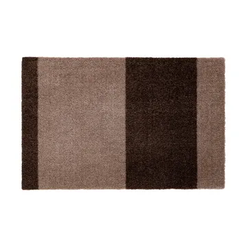 Wycieraczka Stripes pasy poziome - Sand-brown, 40x60 cm - tica copenhagen