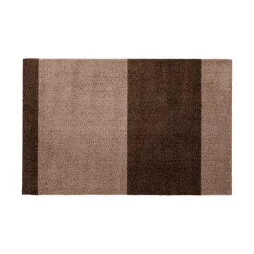 Wycieraczka Stripes pasy poziome - Sand-brown, 60x90 cm - tica copenhagen
