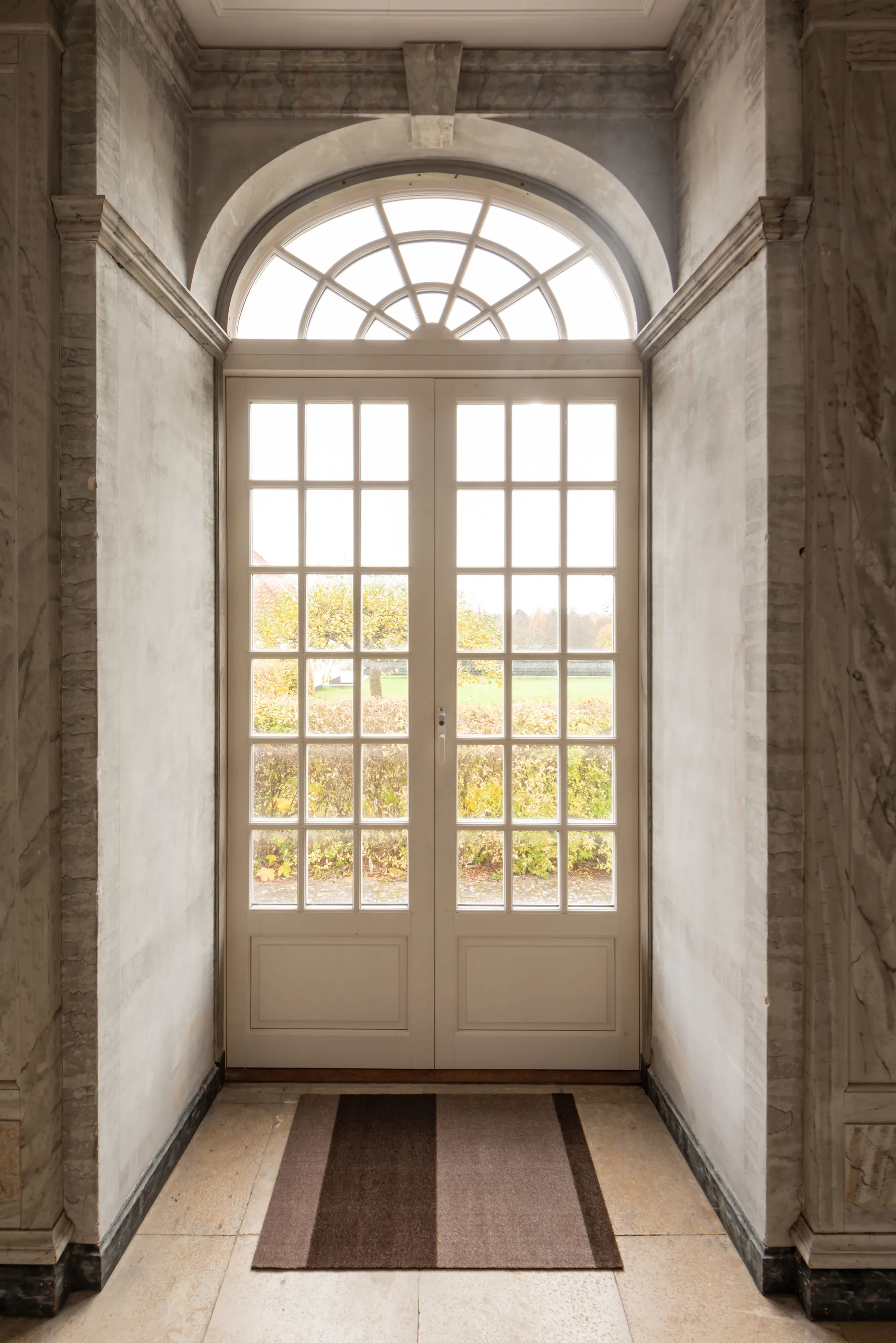 Wycieraczka Stripes pasy poziome, Sand-brown, 60x90 cm tica copenhagen