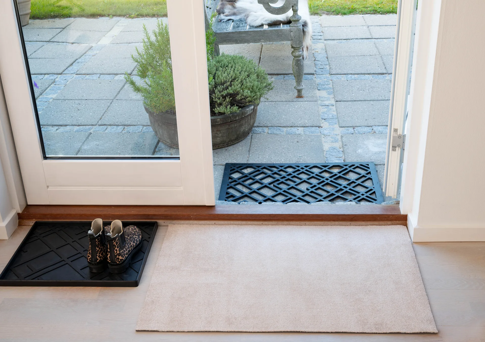 Wycieraczka Unicolor, Ivory, 60x90 cm tica copenhagen