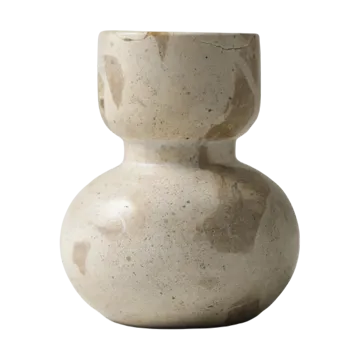 Asker świecznik 10 cm - Beige - Tinted