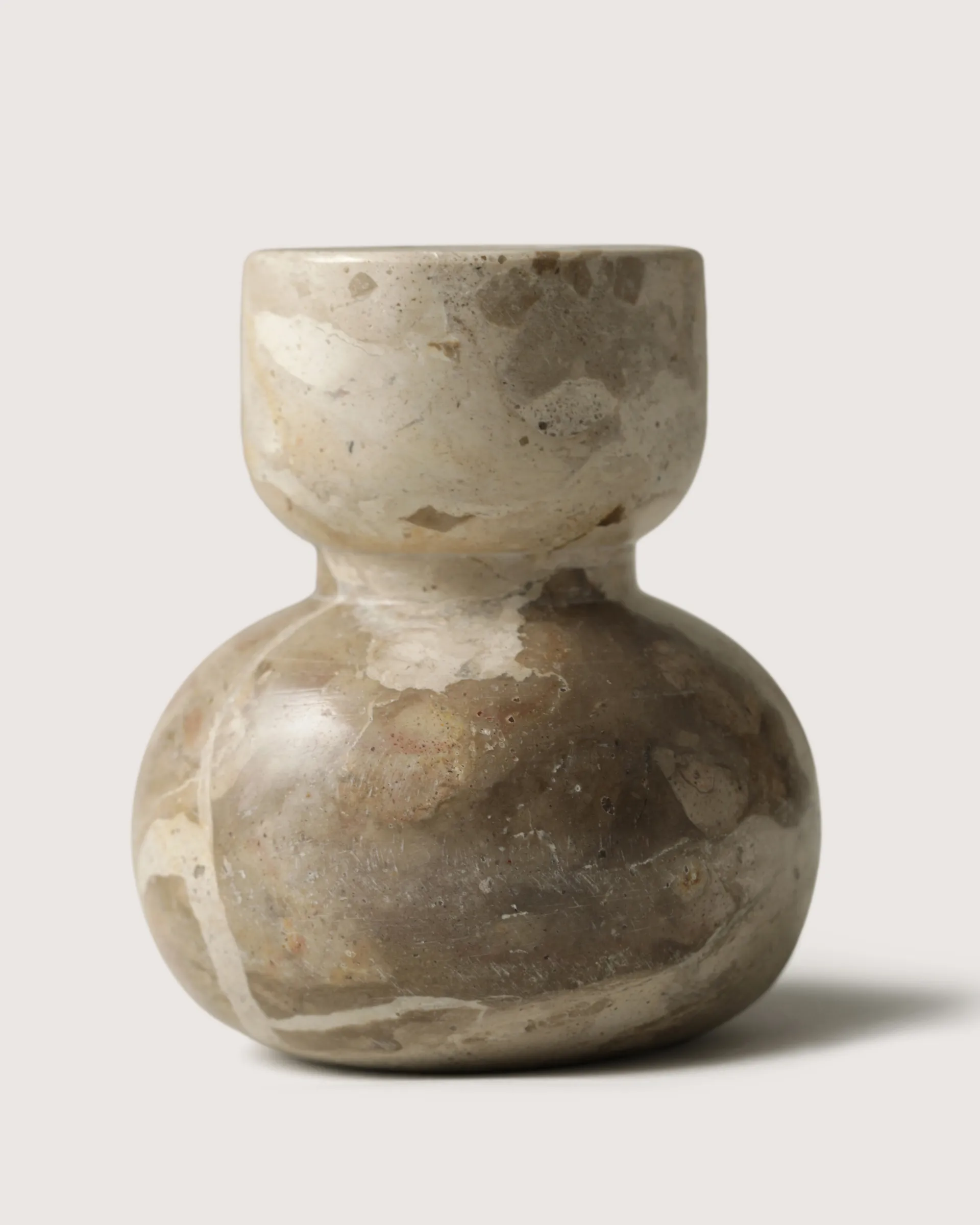 Asker świecznik 10 cm, Beige Tinted