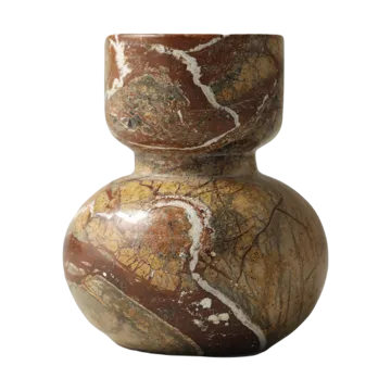 Asker świecznik 10 cm - Red - Tinted