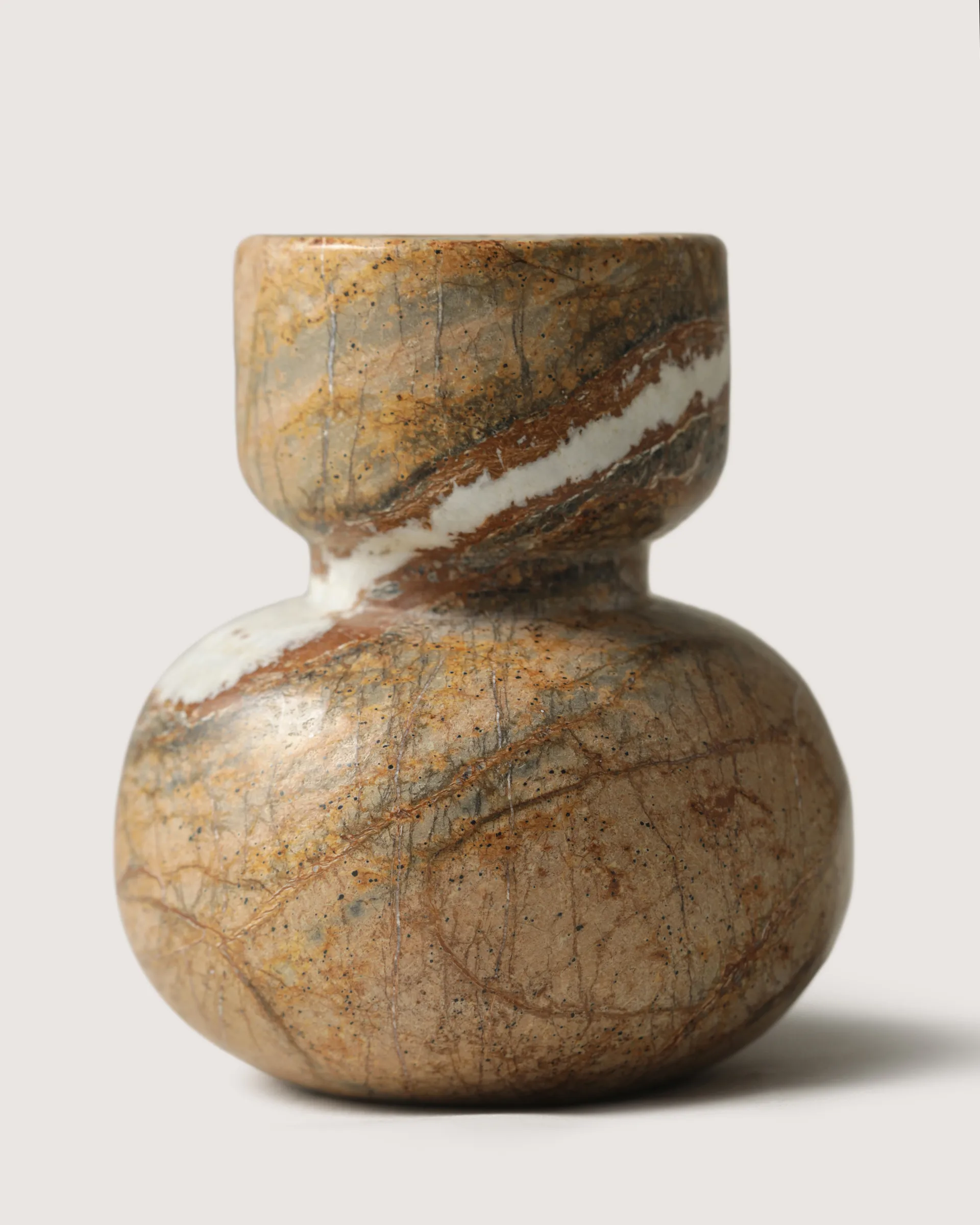 Asker świecznik 10 cm, Red Tinted