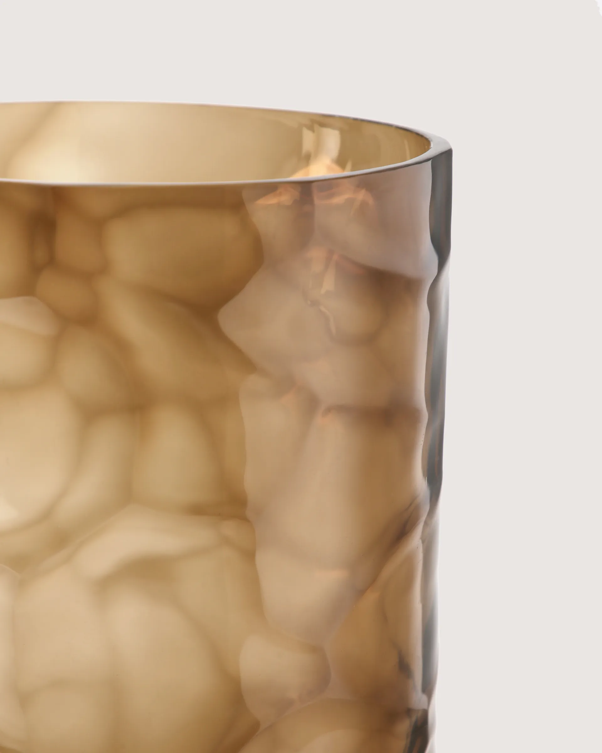 Aurell wazon Ø20x32 cm, Brown Tinted