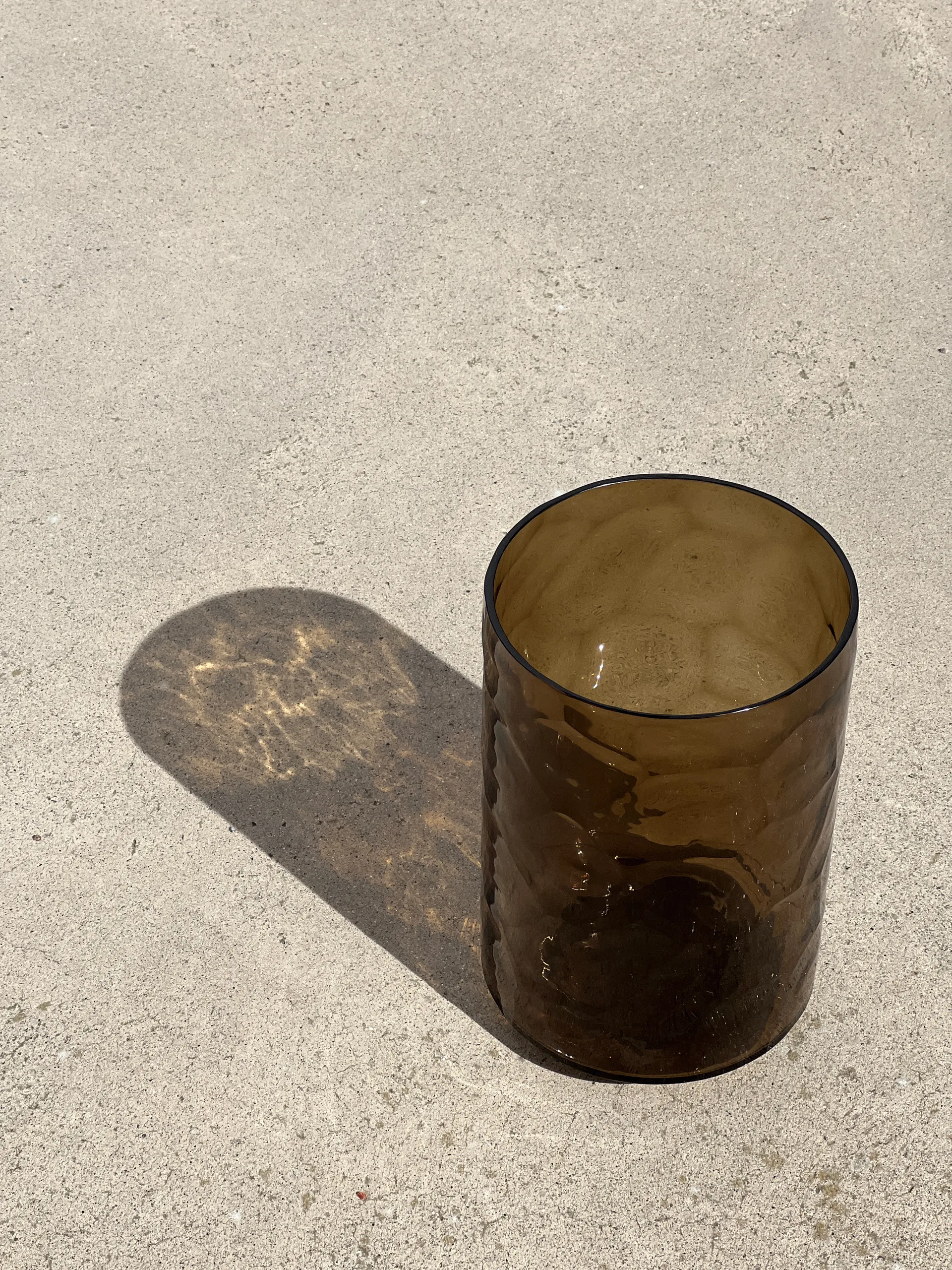 Aurell wazon Ø20x32 cm, Brown Tinted