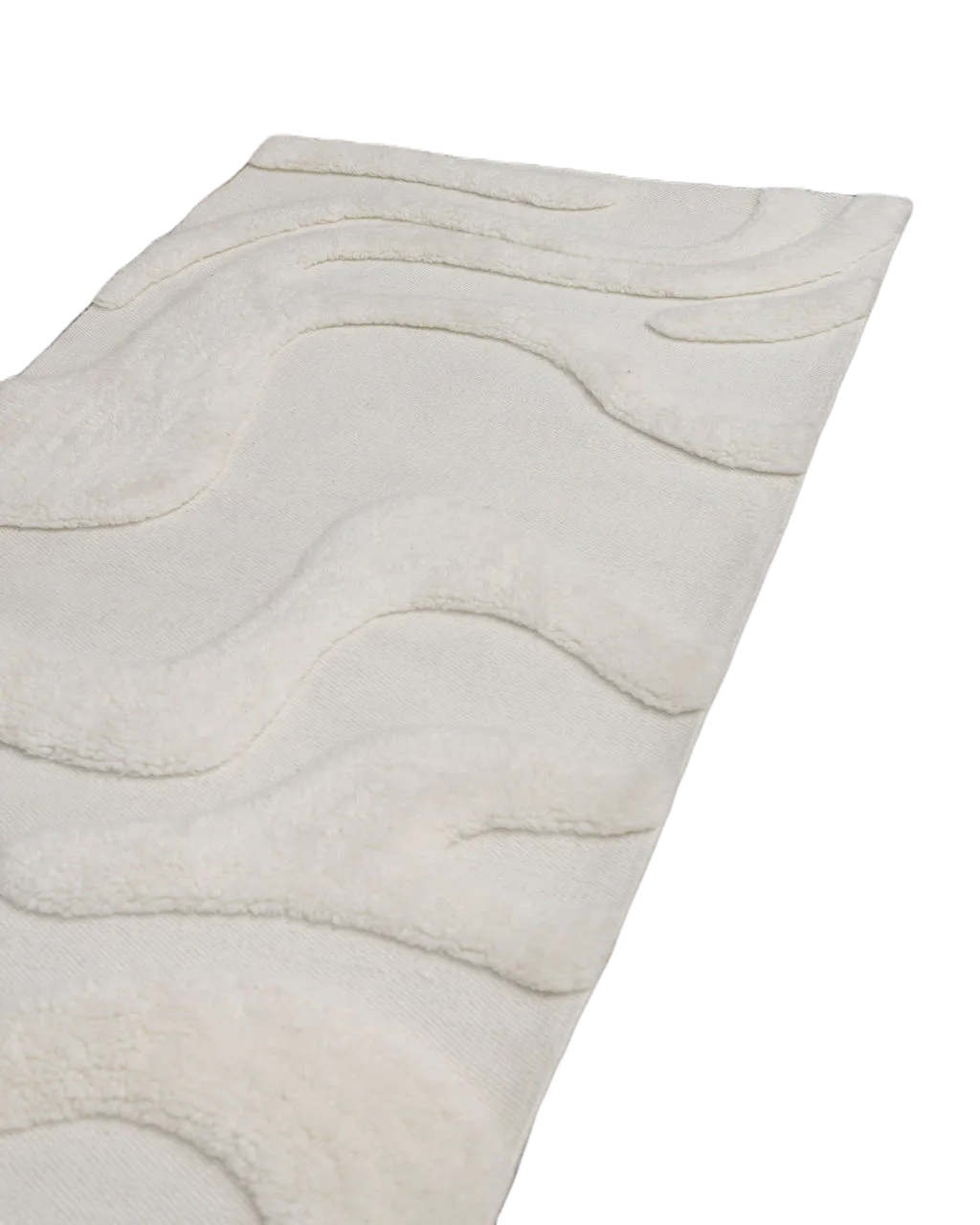 Chodnik wełniany Norlander 80x250 cm, White Tinted