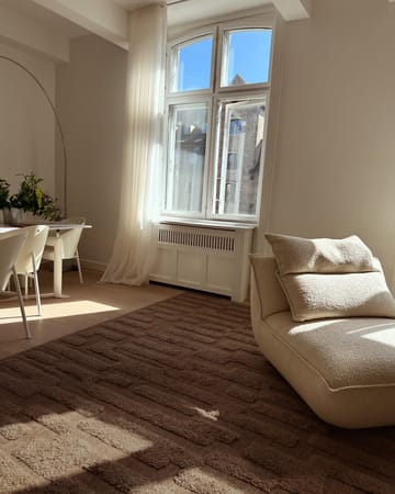 Dywan wełniany Bielke 170x240 cm - Dark beige - Tinted