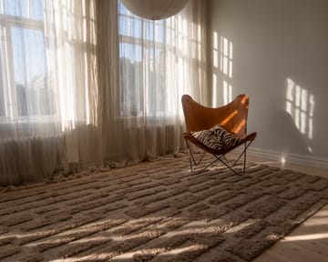 Dywan wełniany Bielke 170x240 cm - Dark beige - Tinted