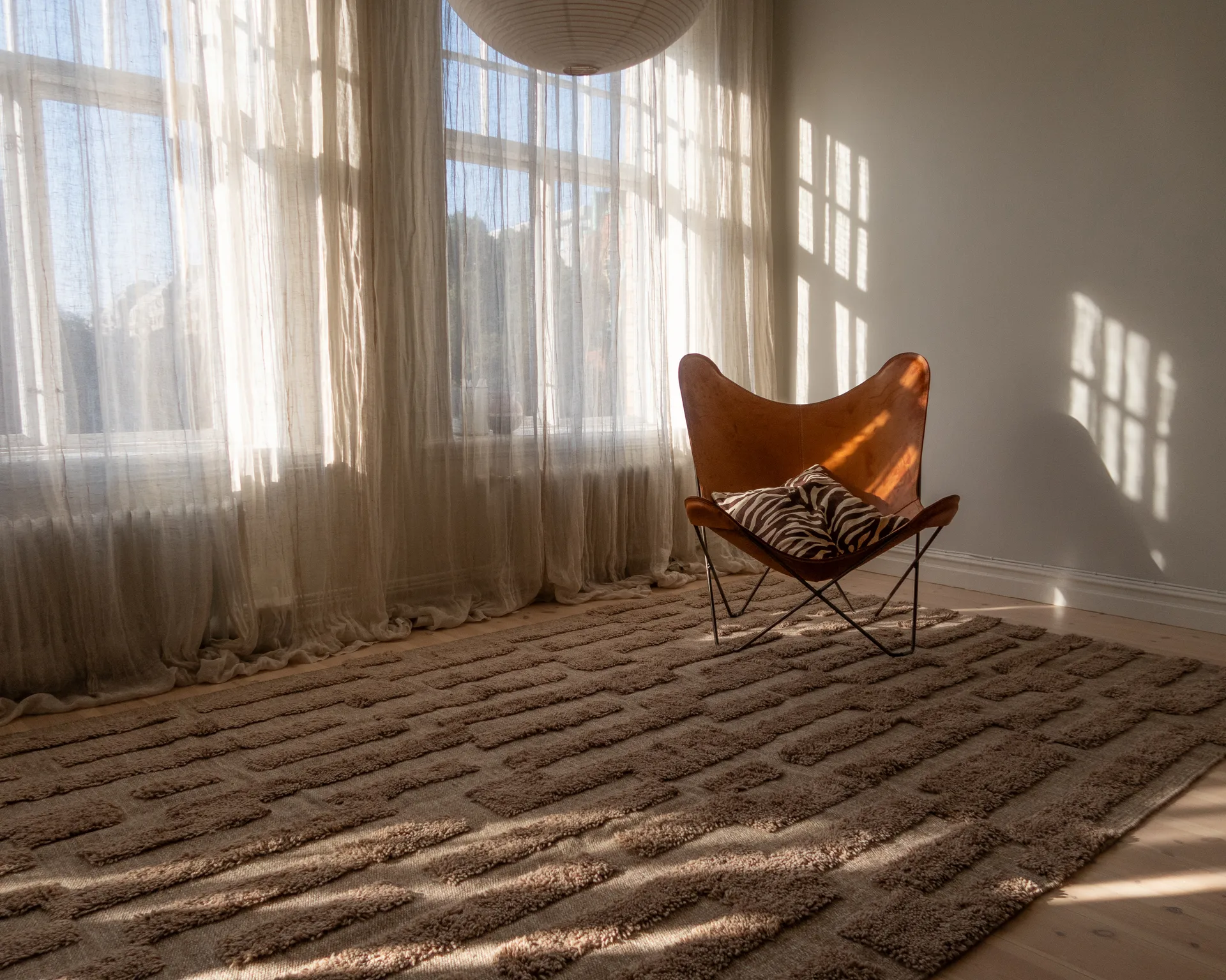 Dywan wełniany Bielke 300x400 cm, Dark beige Tinted