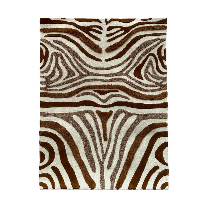 Dywan wełniany Jepson 130x180 cm - Brown-off white - Tinted
