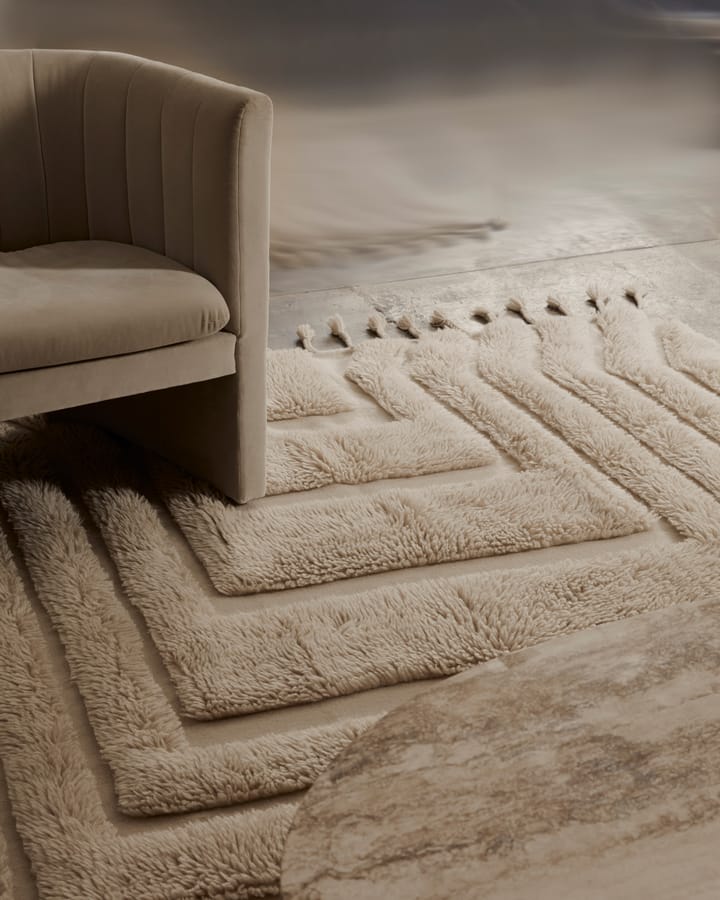 Dywan wełniany Kask 300x400 cm, Beige Tinted
