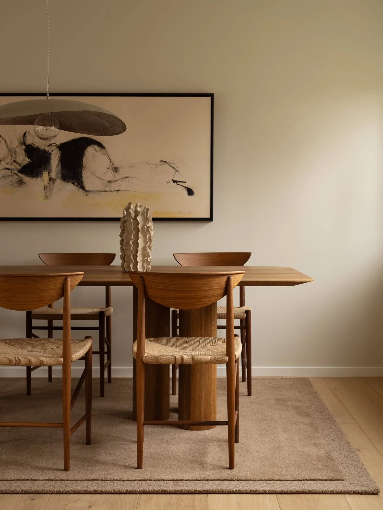 Dywan wełniany Louis, Beige brown, 250x350 cm Tinted