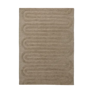 Dywan wełniany Riklund 160x230 cm - Beige-melange - Tinted