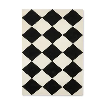 Dywan wełniany Tenman 170x240 cm - Black-white - Tinted