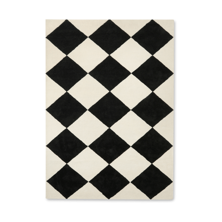 Dywan wełniany Tenman 170x240 cm - Black-white - Tinted
