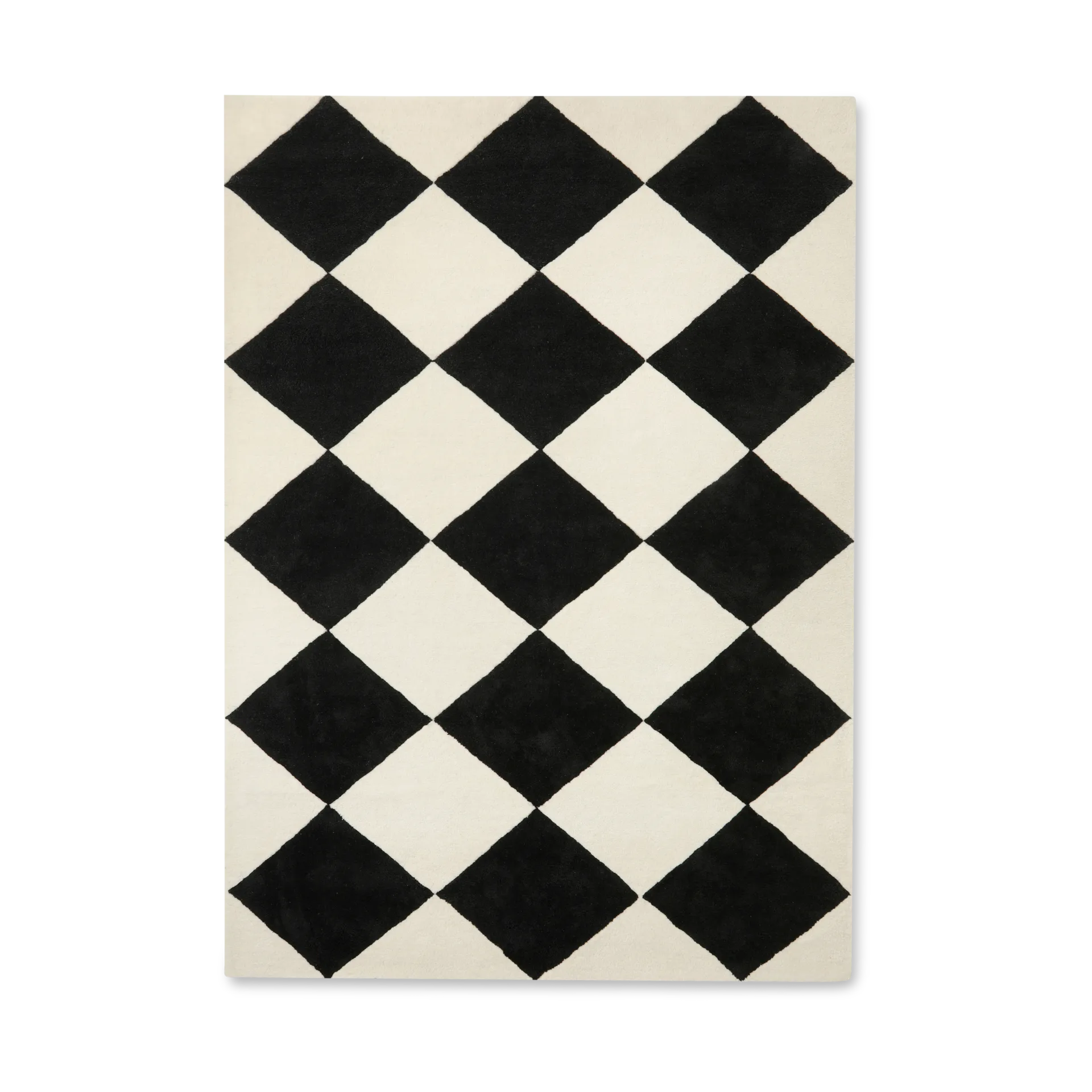 Dywan wełniany Tenman 200x300 cm, Black-white Tinted