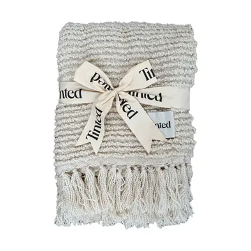 Koc bouclé Janzen - Solid off white-natural, 130x170 cm - Tinted
