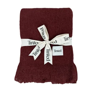 Koc wełniany Fingal - Solid wine red, 130x170 cm - Tinted