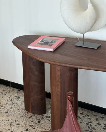 Konsola Lowe - Orzech włoski dark brown - Tinted