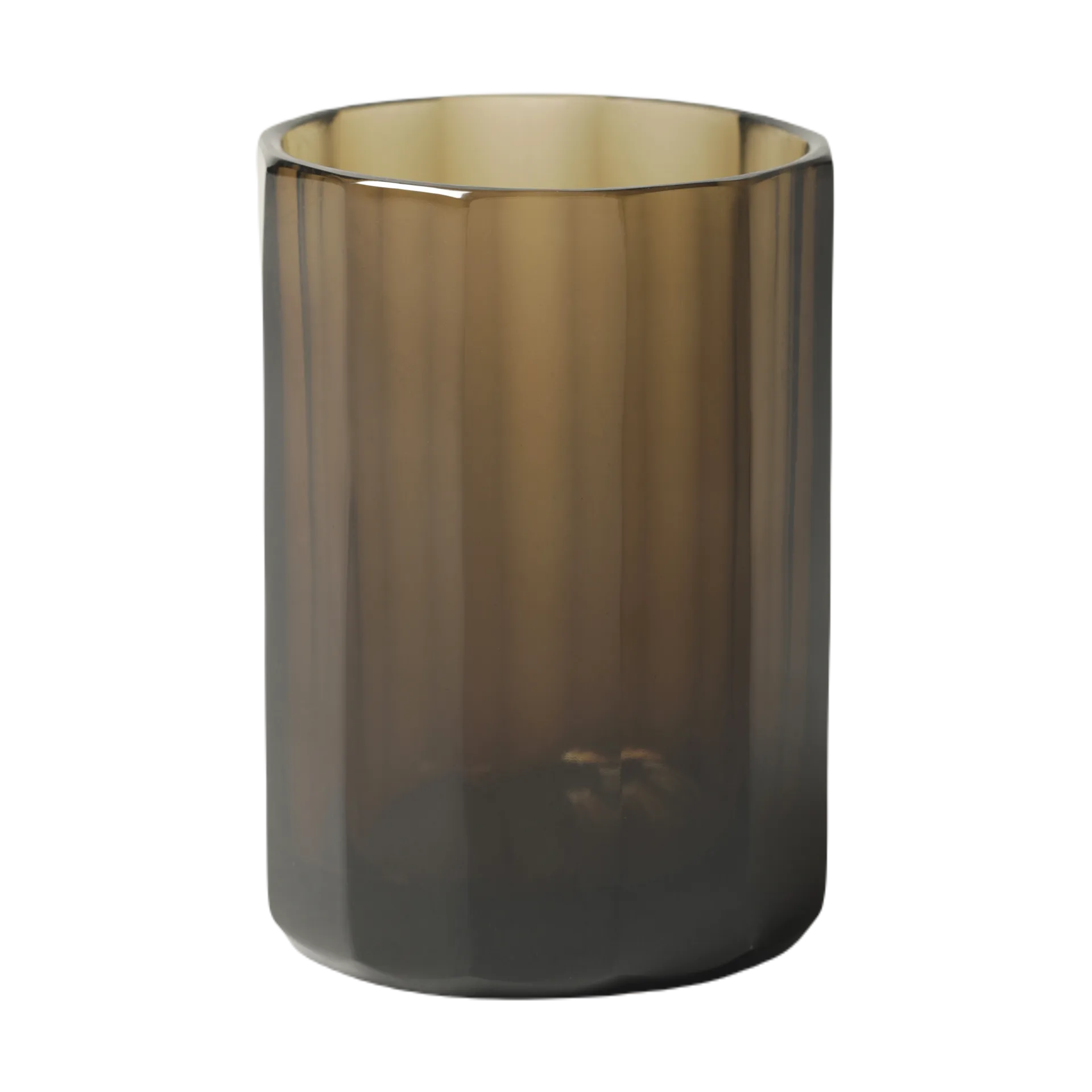 Lampion na świeczkę Aspelin Ø8x11 cm, Brown Tinted