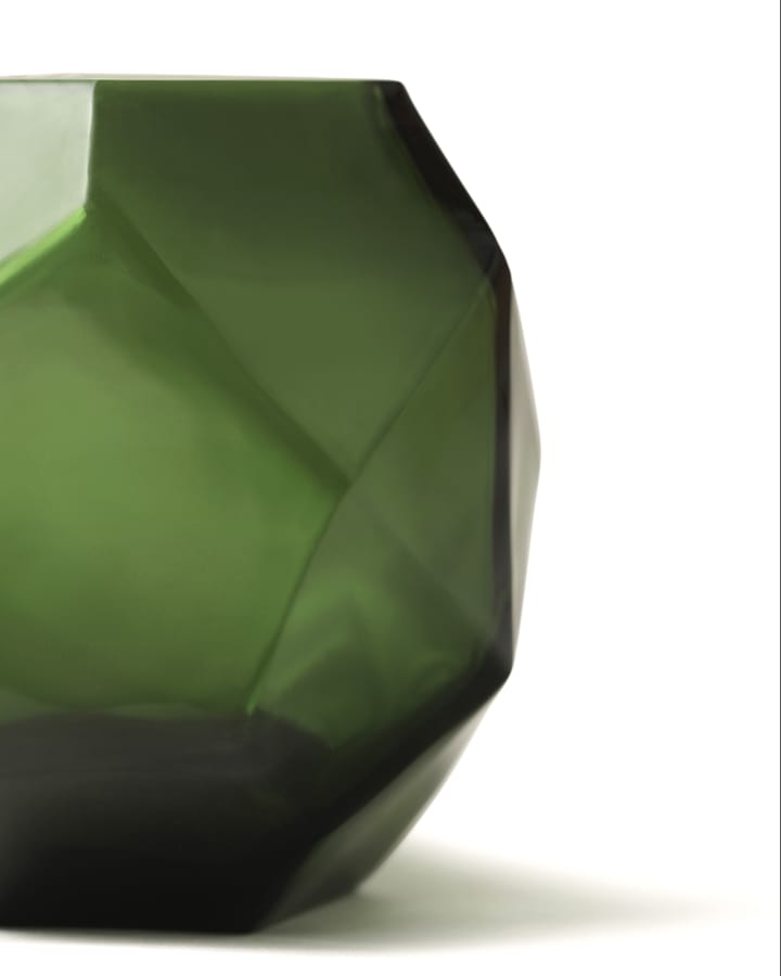Lampion na świeczkę Bjork Ø9x10 cm, Green Tinted