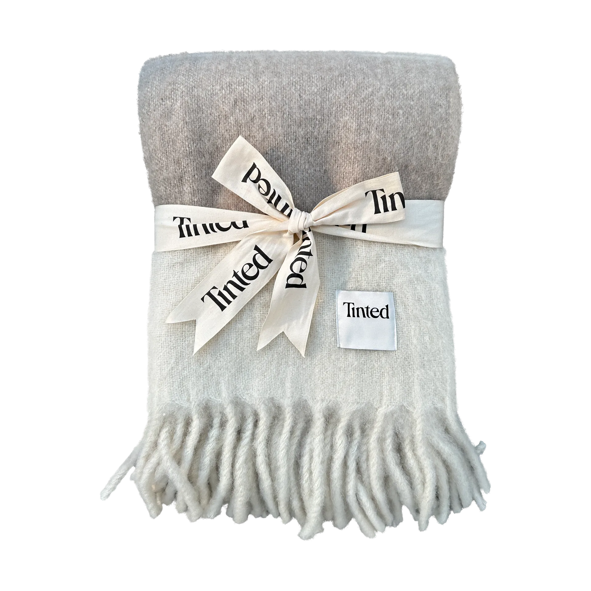 Pled wełniany Hemple 130x170 cm, Beige-offwhite Tinted