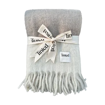 Pled wełniany Hemple 130x170 cm - Beige-offwhite - Tinted