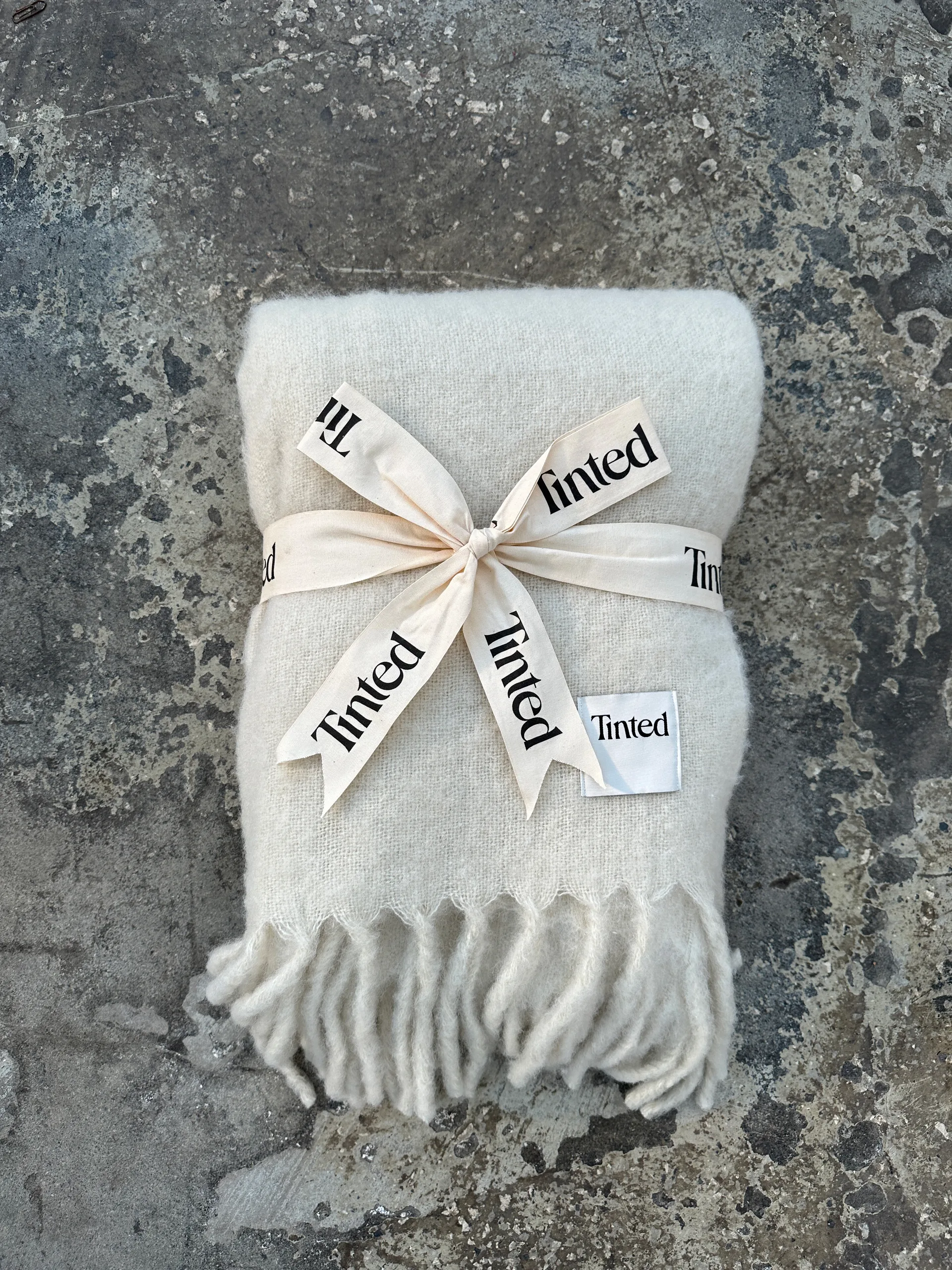 Pled wełniany Jungberg 130x170 cm, Offwhite Tinted