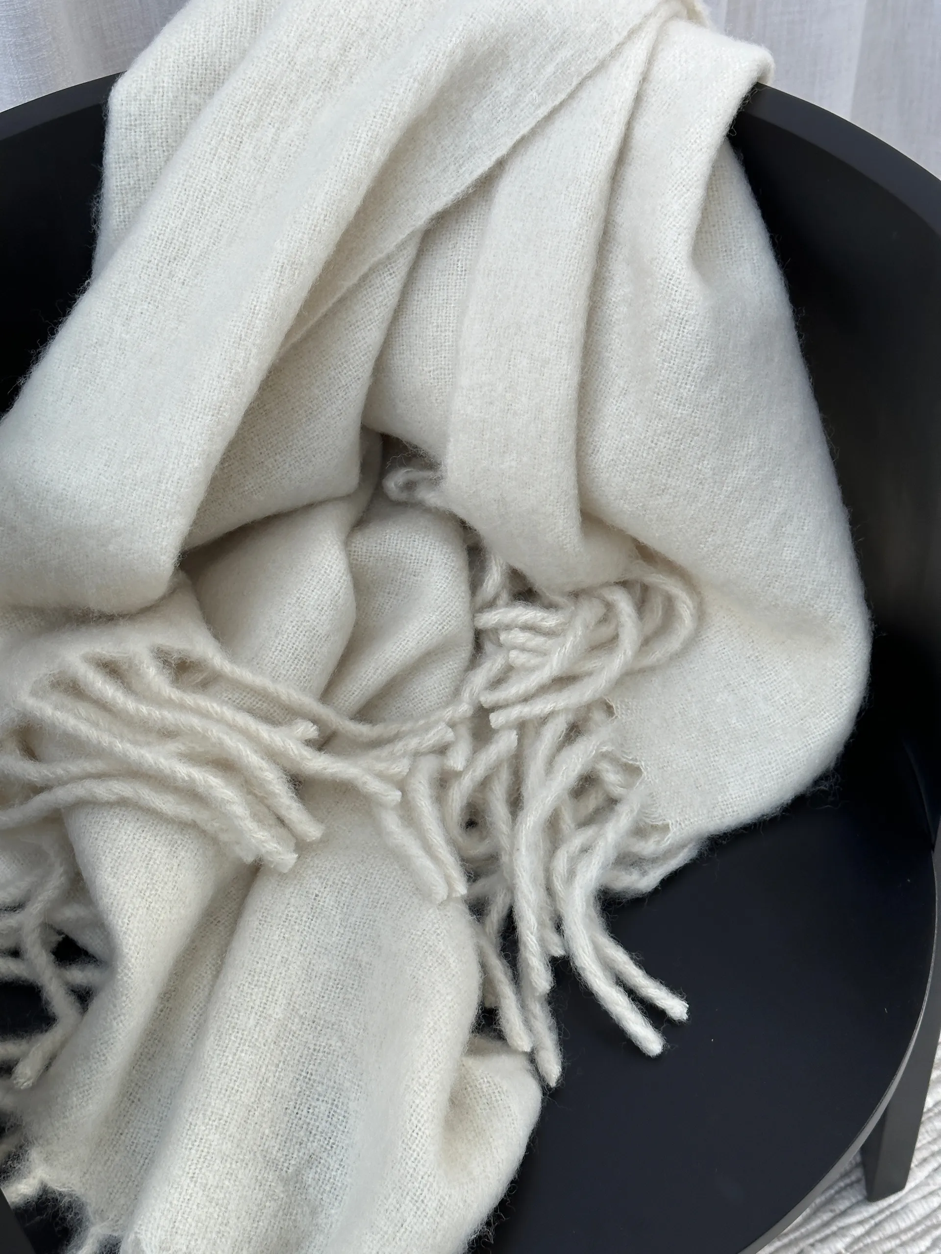 Pled wełniany Jungberg 130x170 cm, Offwhite Tinted