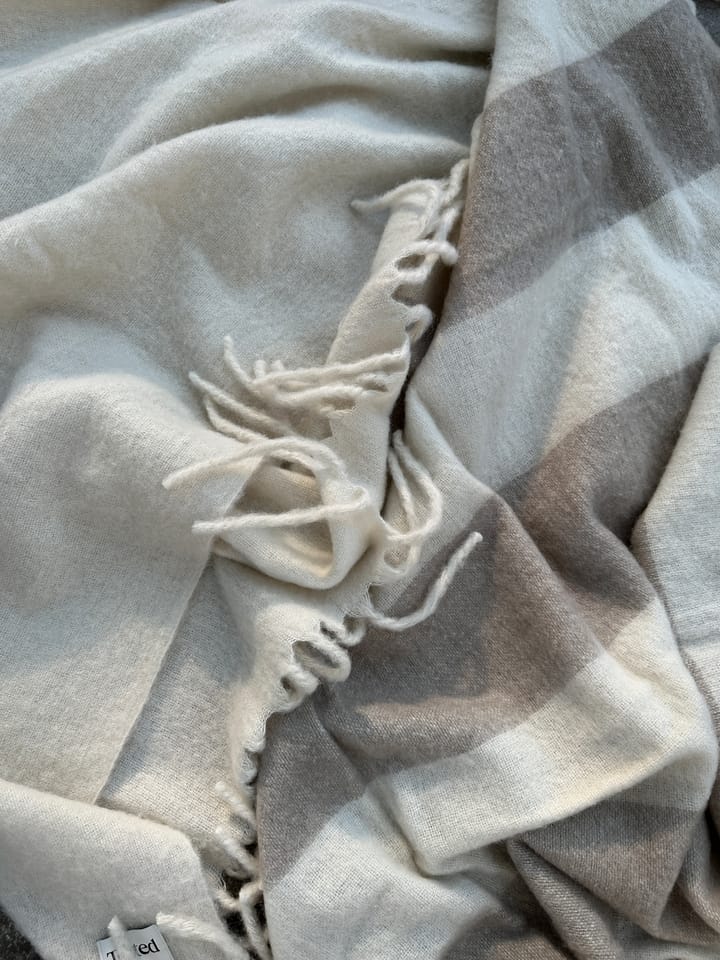 Pled wełniany Jungberg 130x170 cm, Offwhite Tinted