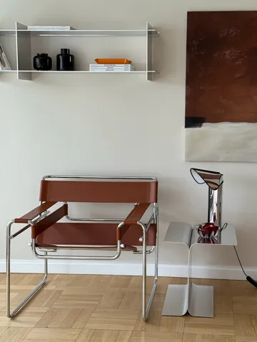 Półka ścienna Ark - Aluminium - Tinted