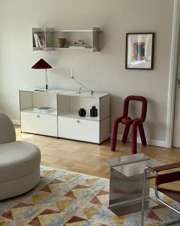 Półka ścienna Ark - Aluminium - Tinted