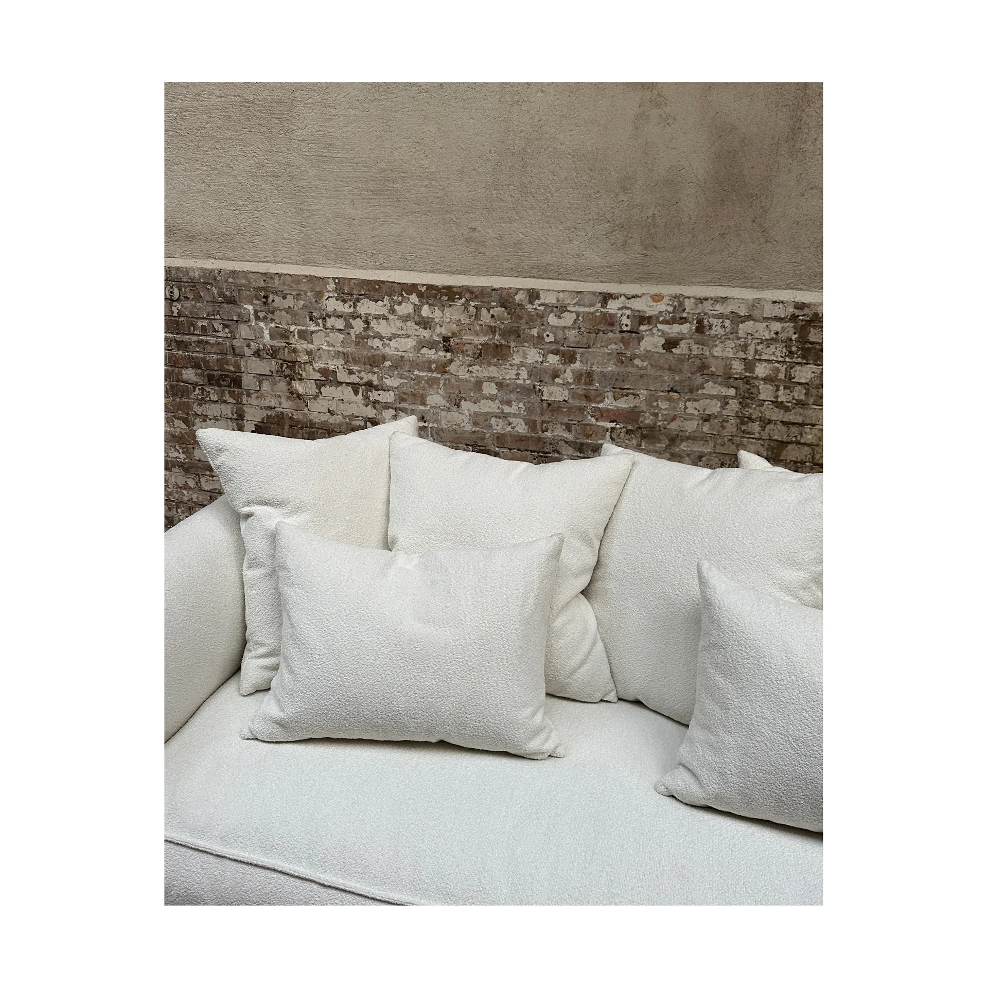 Sofa Cornell, Bouclé off white Tinted