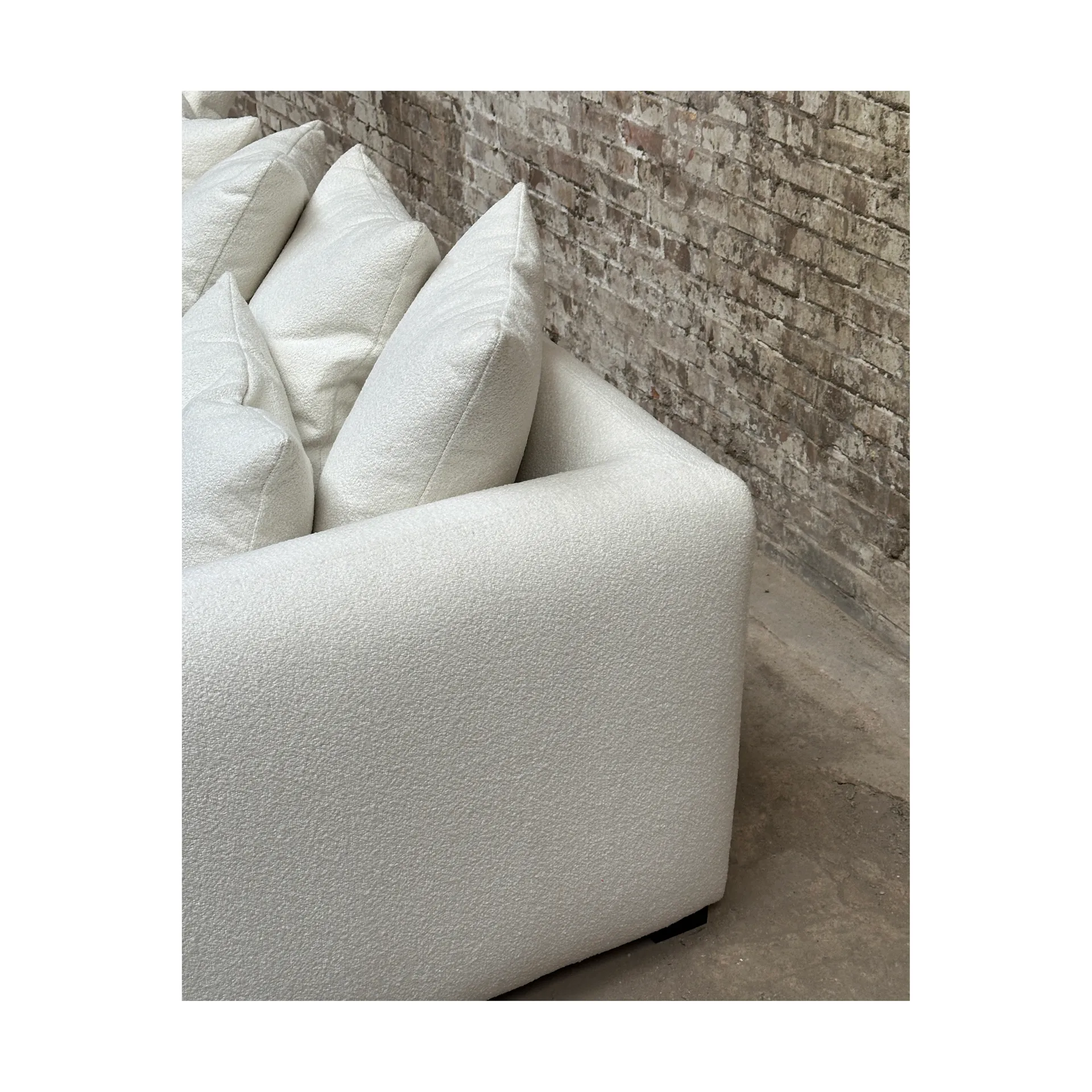 Sofa Cornell, Bouclé off white Tinted