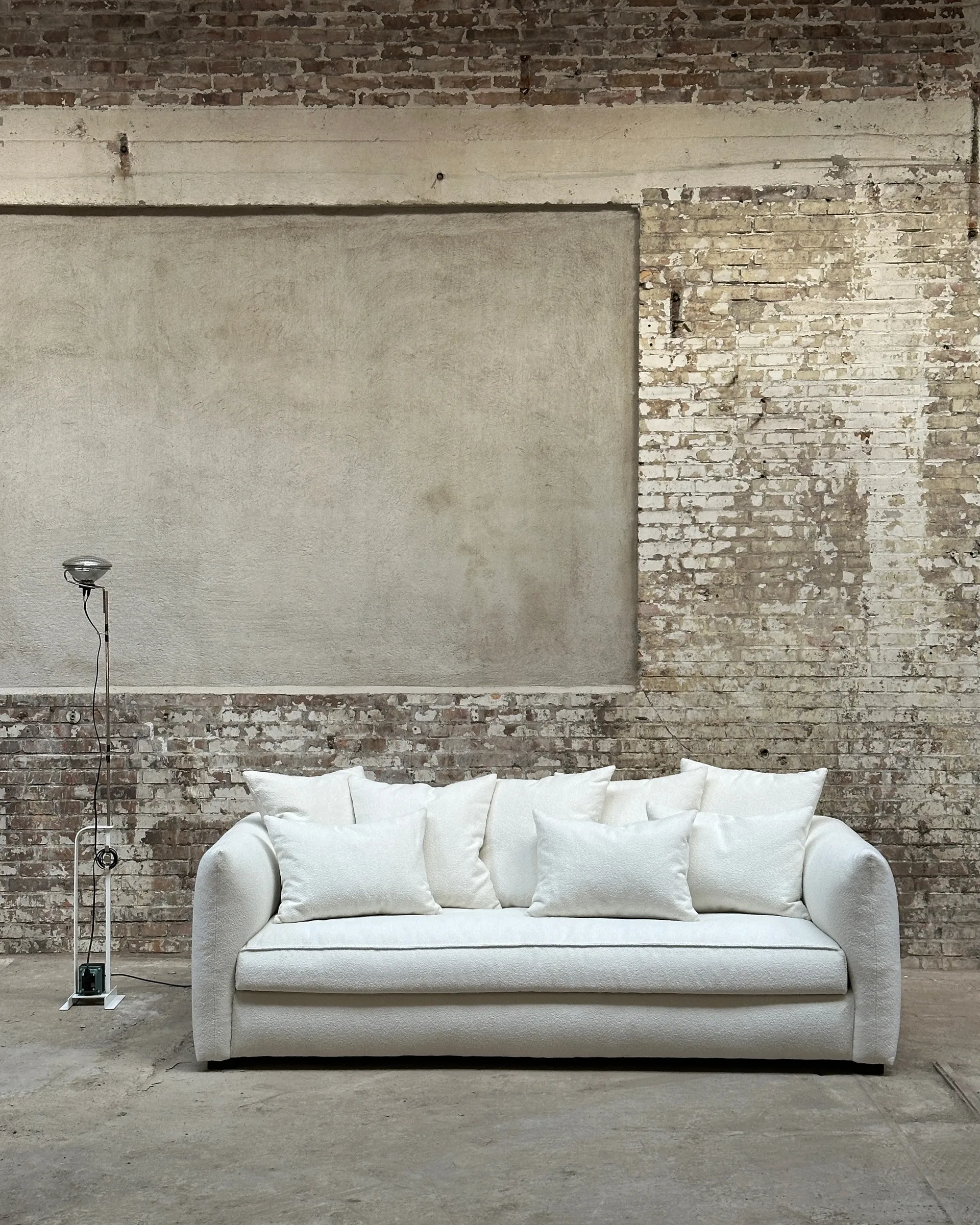 Sofa Cornell, Bouclé off white Tinted