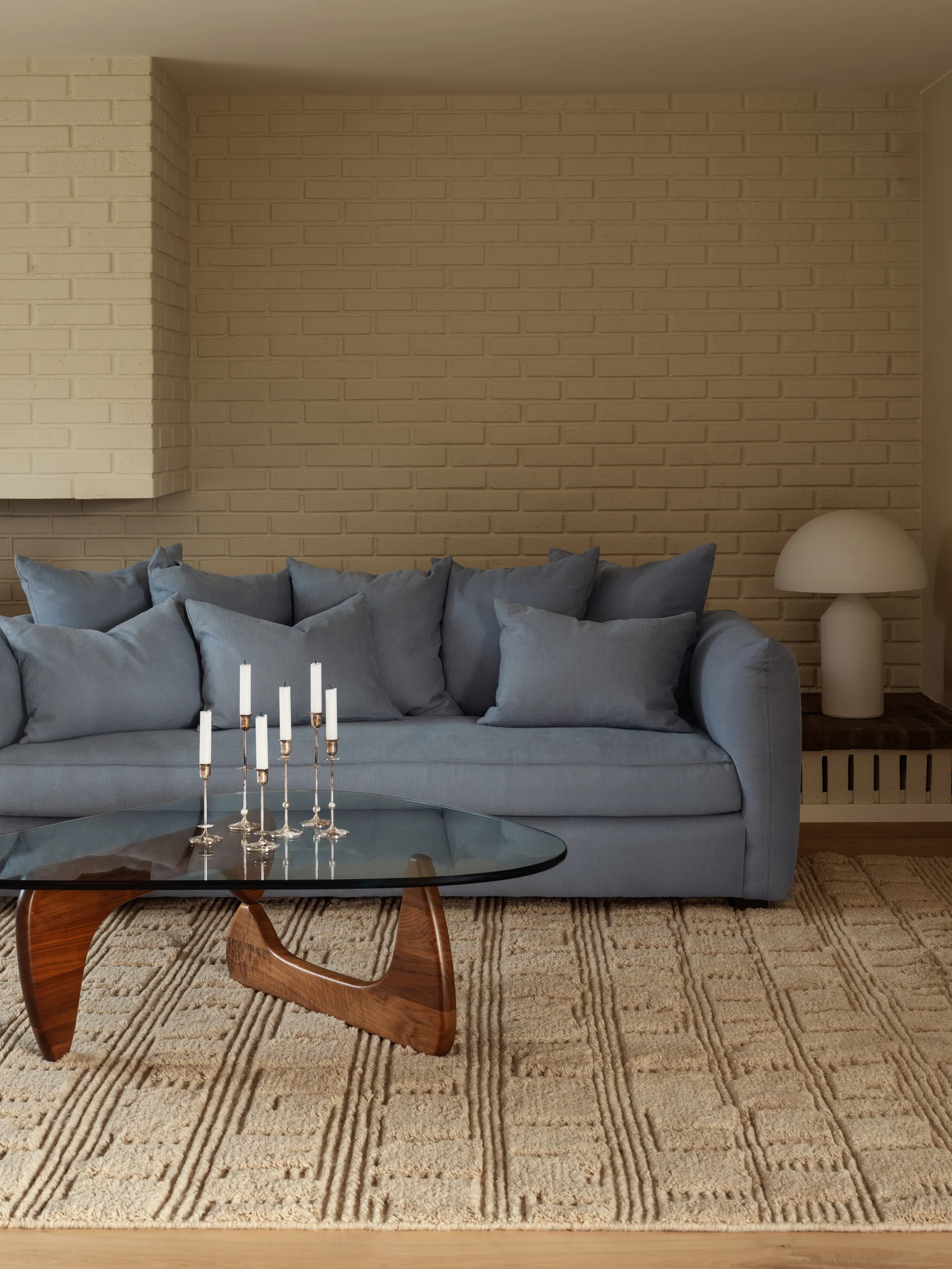 Sofa Cornell, Cotton blue Tinted
