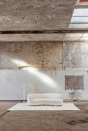 Sofa Delon - Bouclé off-white - Tinted