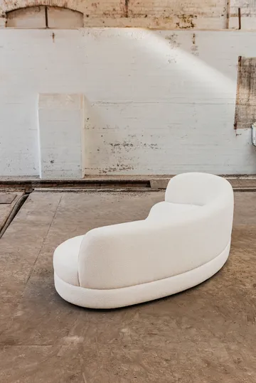 Sofa Delon - Bouclé off-white - Tinted