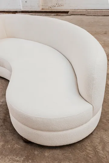 Sofa Delon - Bouclé off-white - Tinted