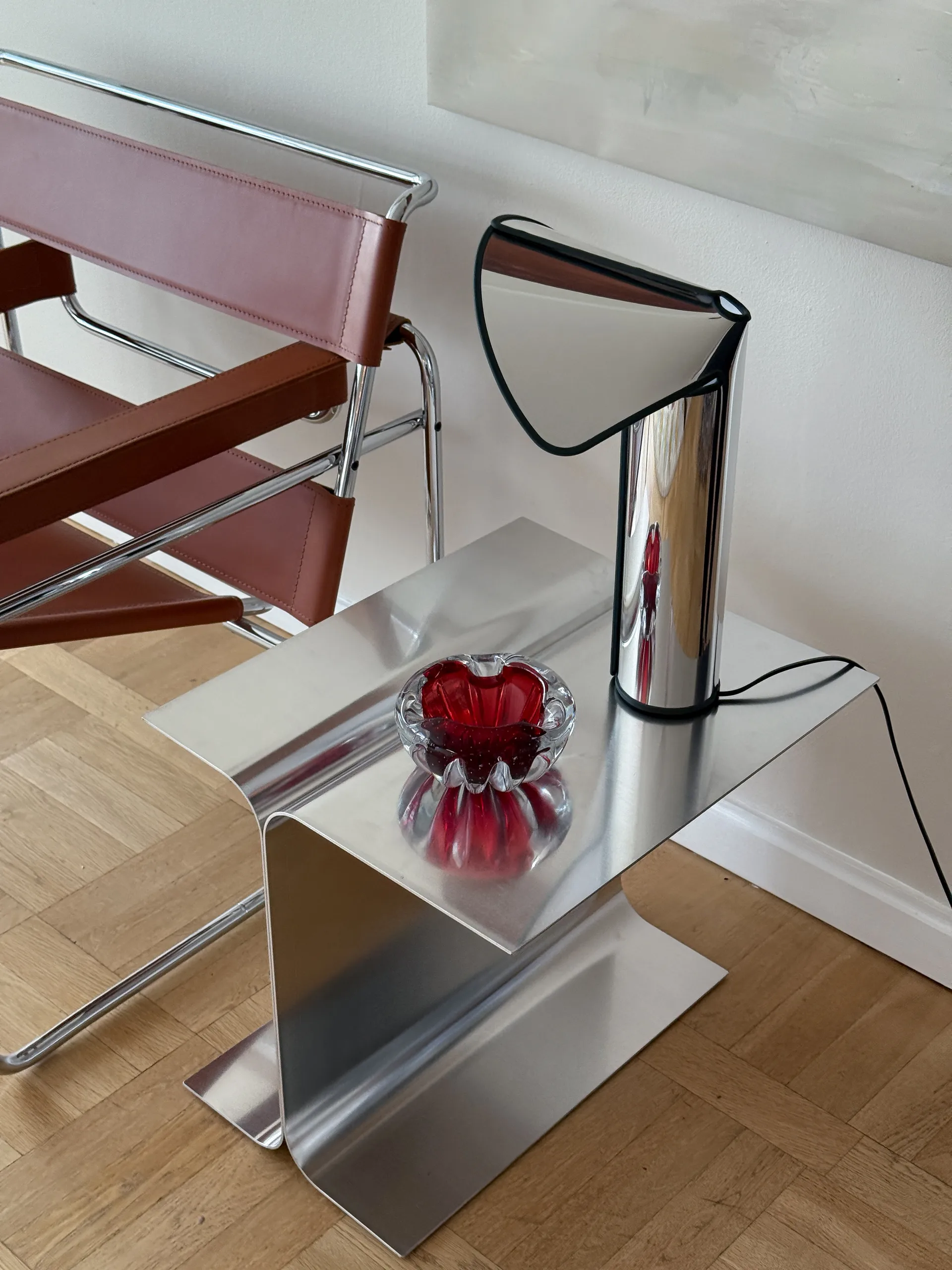 Stolik boczny Luce, Aluminium Tinted